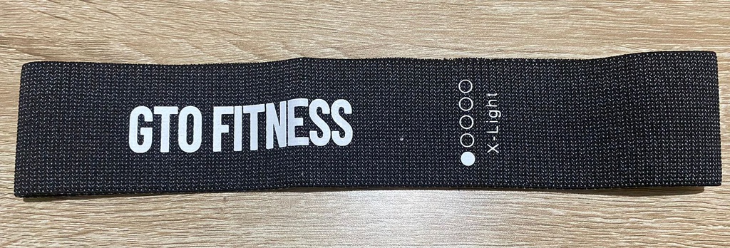 Banda de Tela Nivel 1  de 1 a 10 lbs Color Negro