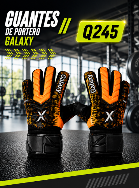 Guante de Portero Galaxy Naranja