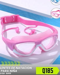 [3151] Lentes de natacion Rosados para niña