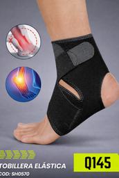 [SH0570] TOBILLERA Elastica Negra